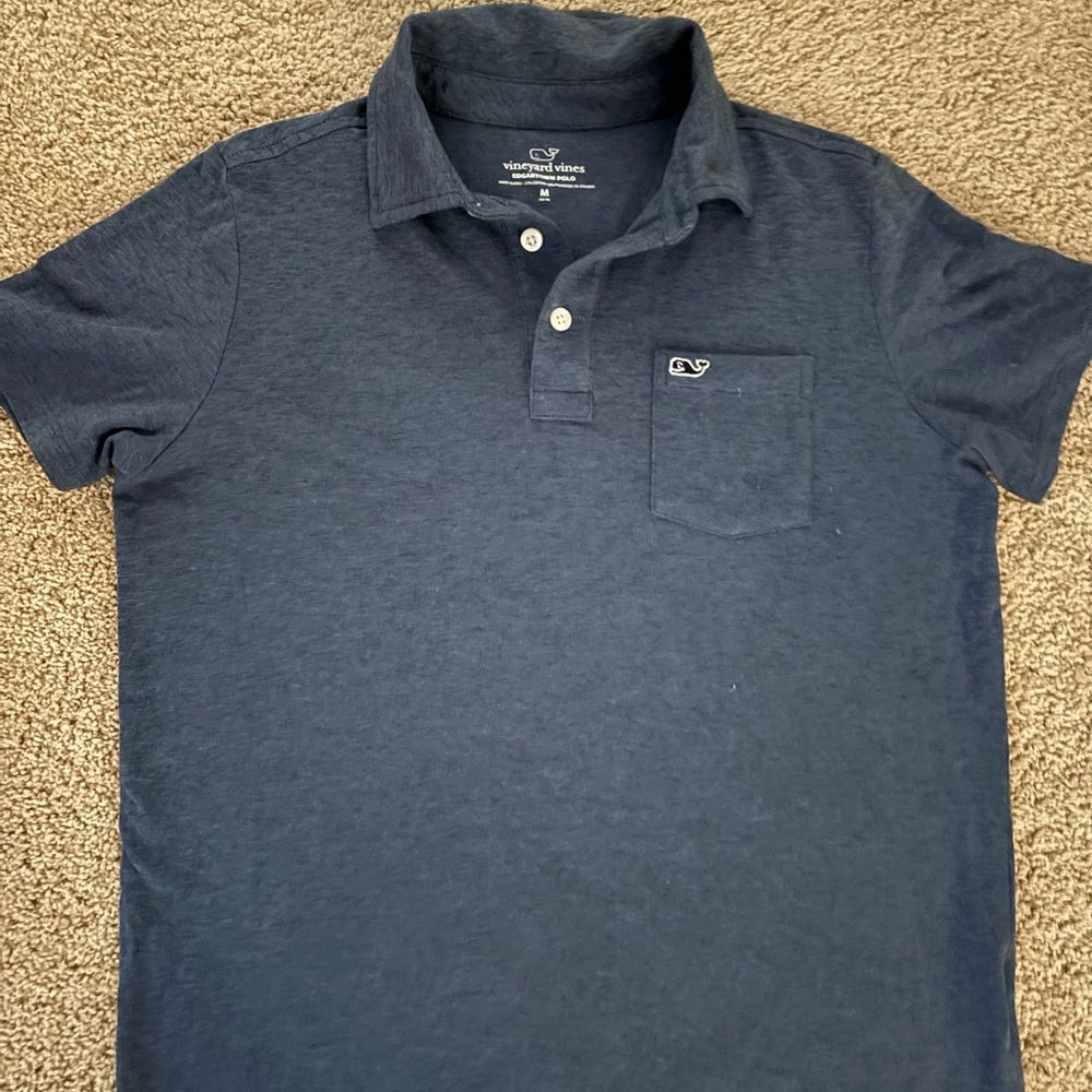 Vineyard Vines Kids Navy Polo Shirt